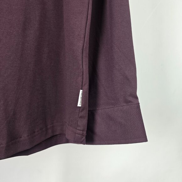 Projek Raw Burgundy Modern Fit Button Up Dress Shirt Size S - Picture 3 of 13